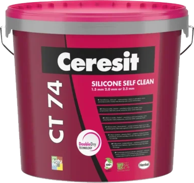 Ceresit CT74 silicone render product bucket