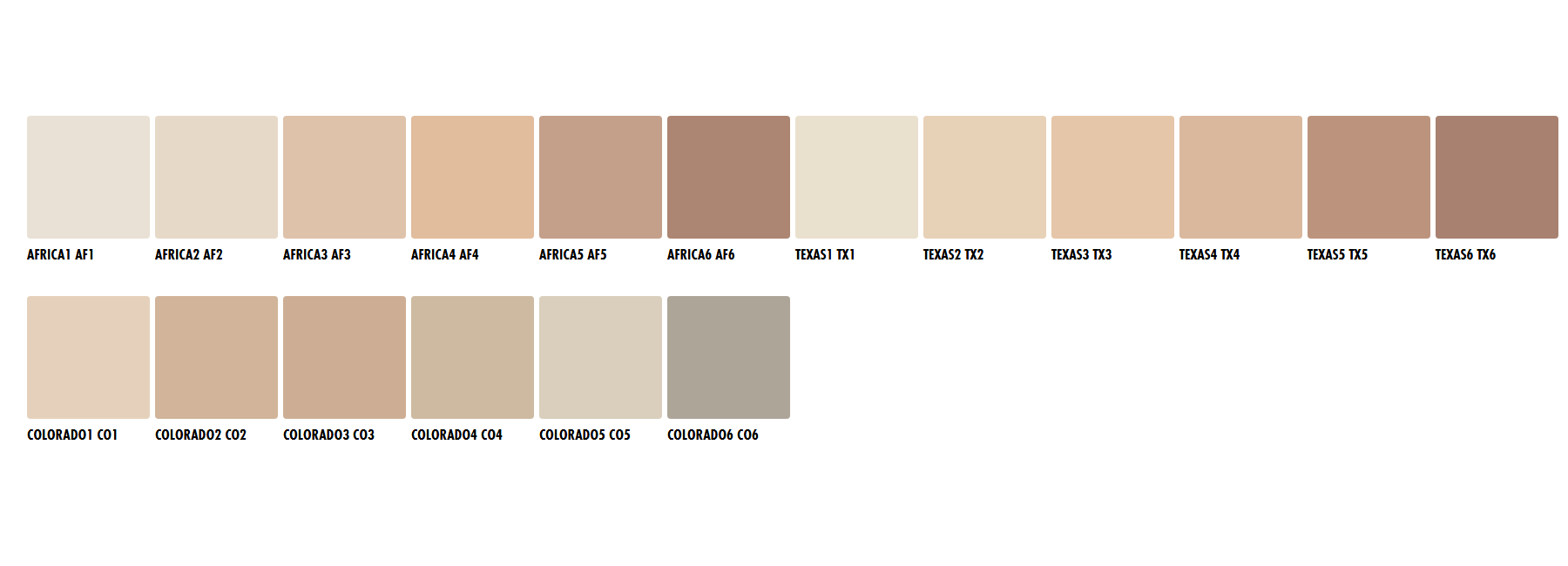 Ceresit CT74 colour chart page 11