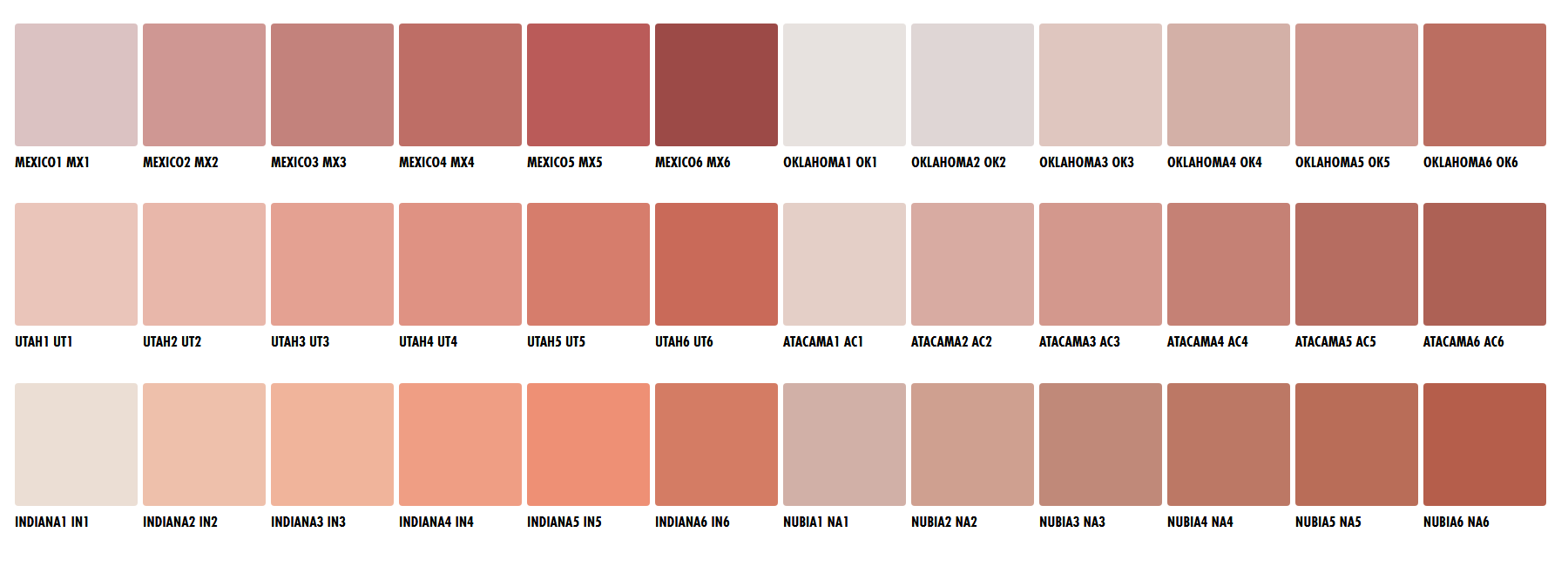 Ceresit CT74 colour chart page 15