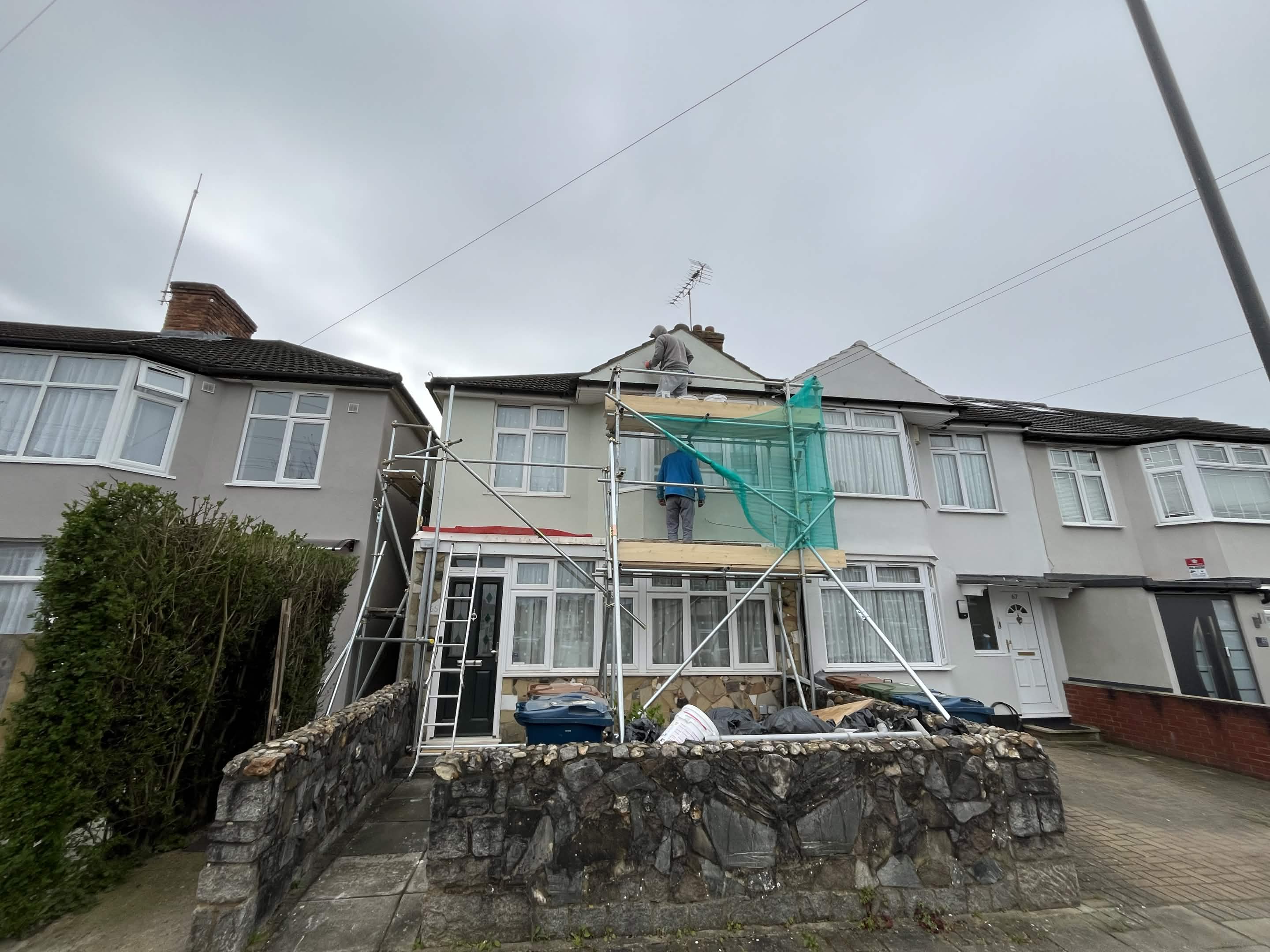 House No. 2 finished silicone render facade